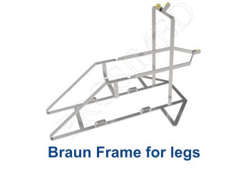 Braun Frame for legs