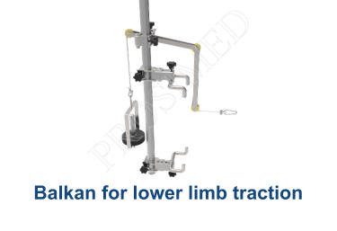 Balkan for lower limb traction